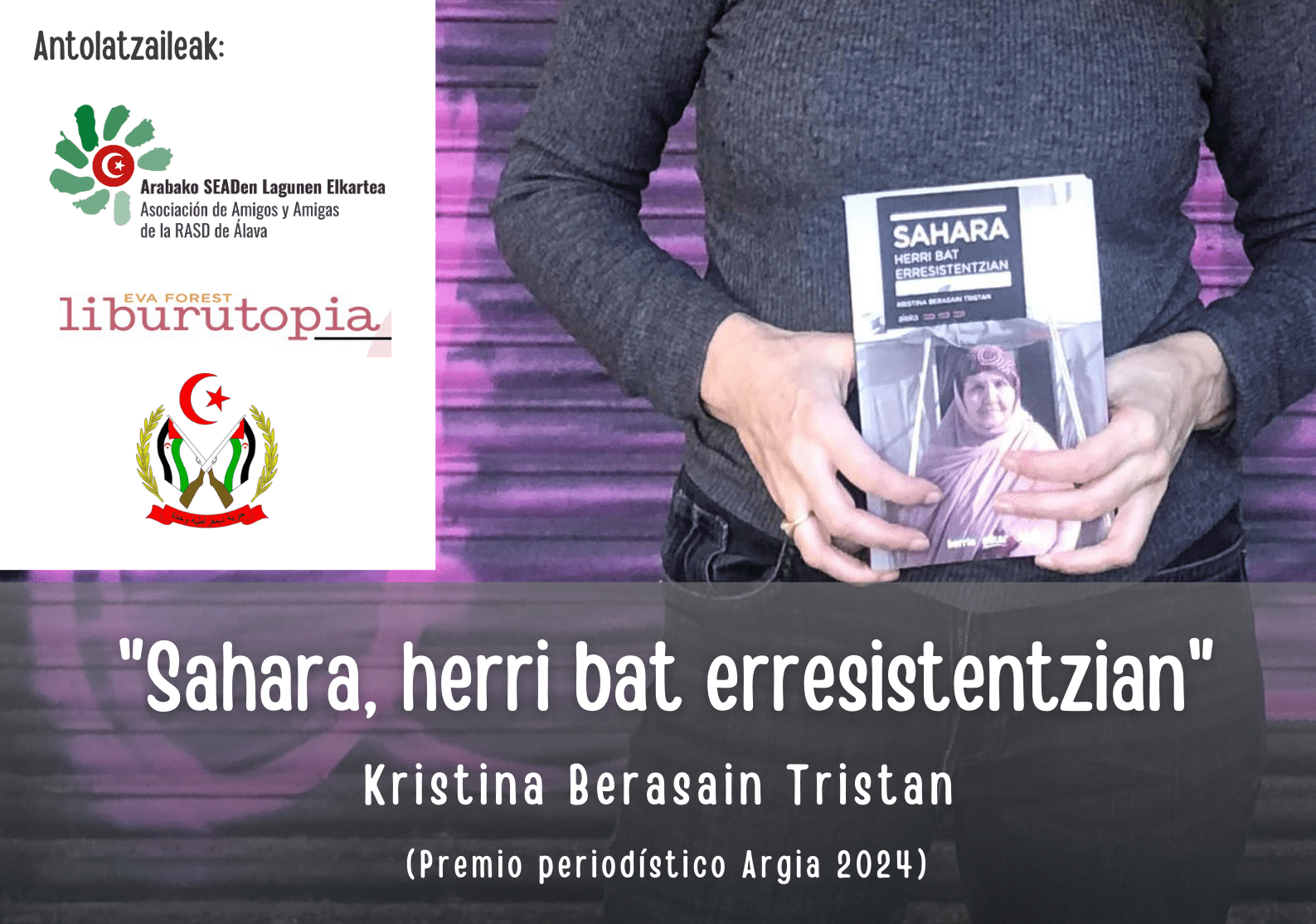 Presentación del libro: «Sahara, herri bat erresistentzian»