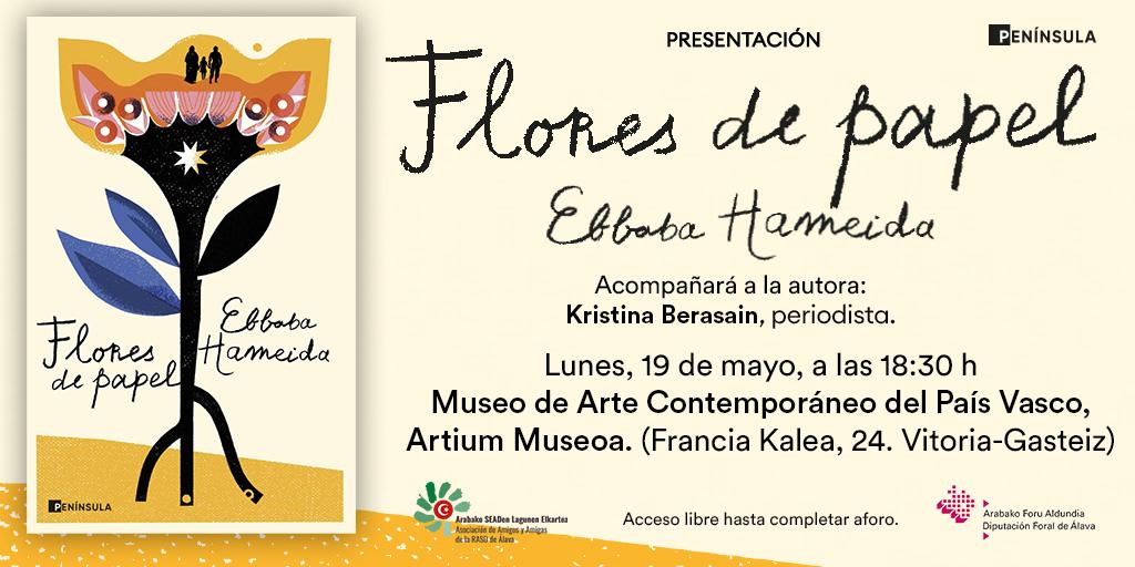 Presentación del libro Flores de papel de Ebbaba Hameida